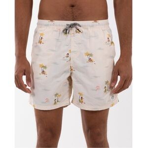 Katin Swim Trunks Hawaiian shorts size large Preowned beach pool summer vacation